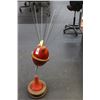 Image 1 : Richard Roehl Sculptured 4'  On Wood w/Red Trim Marked 135