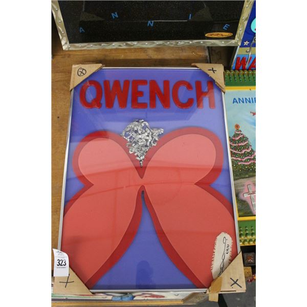 Richard Roehl Shadowbox Wall Art Qwench - 18"  X  30"
