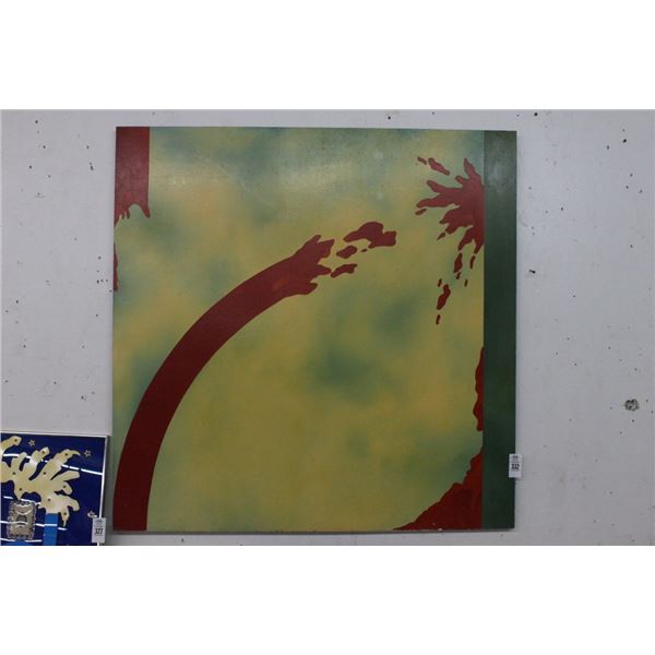 Richard Roehl Art on Board Unfinished  ?  - 48"  X  48"