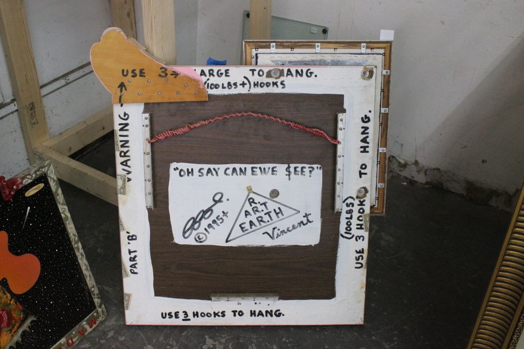 Richard Roehl Sculptured Wall Art O Say Can Ewe See Irregular - 24