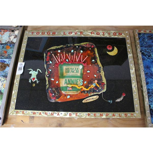 Richard Roehl Sculptured Wall Art Tuff Love Potion - 20"  X  24"