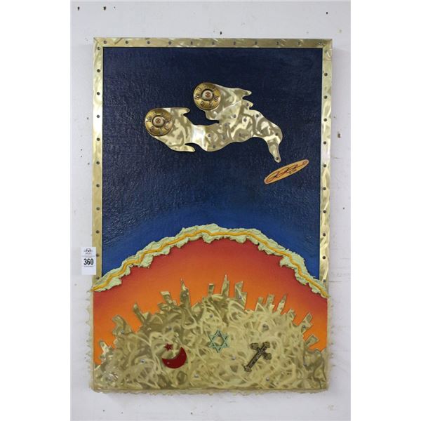 Richard Roehl Sculptured Wall Art SB Espy - 24"  X  36"