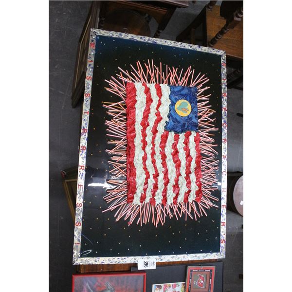 Richard Roehl Sculptured Wall Art Firecrackers Misstrress - 24"  X  36"