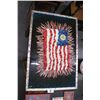 Image 1 : Richard Roehl Sculptured Wall Art Firecrackers Misstrress - 24"  X  36"
