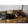 Image 2 : Boxes 4 Games, Books Rubber Stamps, Light Bulbs, Asst. Vintage Home Goods