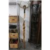 Image 1 : Walking Stick w/Antler/Skull Top
