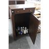 Image 2 : Mahogany Hall Cabinet w/Drawer