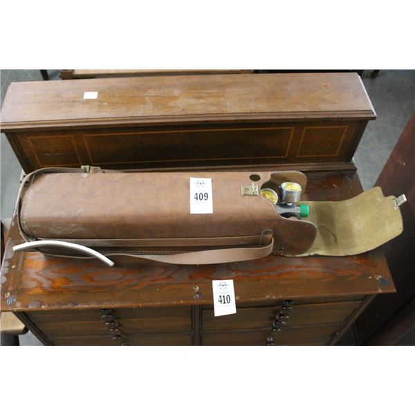 Oxygen Tank w/Leather Holster
