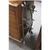 Image 2 : Footed Mahogany 14 Compartment Storage Cabinet w/Upper