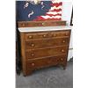 Image 1 : Burl 2 / 2 / 3  Dresser w/Marble Top
