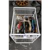 Image 2 : White Wire 4 Basket Storage Rack, Asst. Hand Tools, Antlers