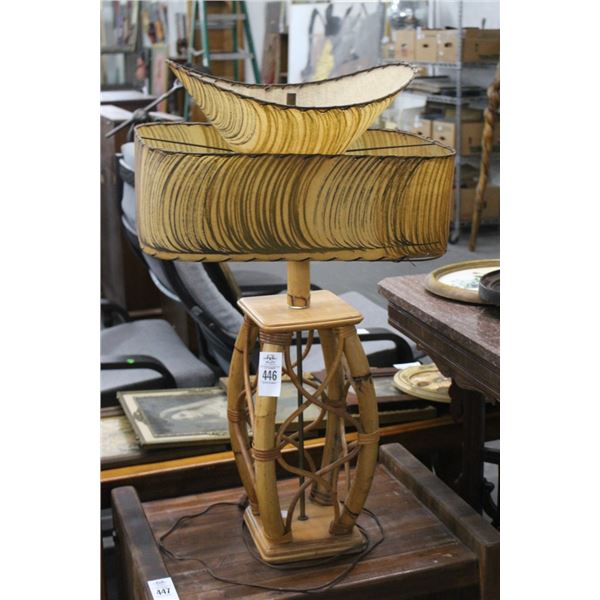 Vintage Rattan Lamp