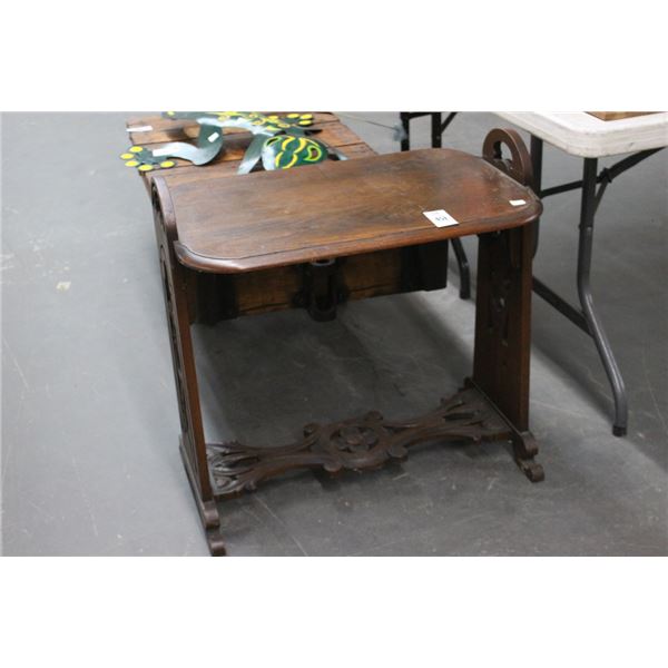Ornately Carved Mahogany Hall Table