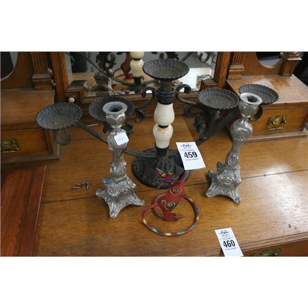 Cast/Ornate Candlestands - 4
