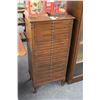 Image 1 : Old Footed Mahogany 21 Drawer Cabinet