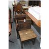 Image 1 : Ornately Carved Mahogany Chairs - 3
