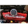 Image 1 : Budweiser The Great American Lauger Large Neon Sign - No Shipping