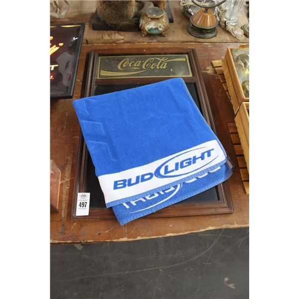 Coca Cola Advertising ChaulkBoard w/Beach Towel