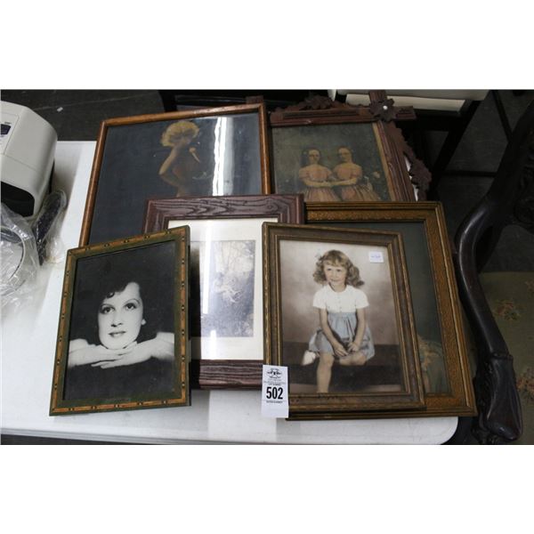 Asst. Framed Vintage Photos