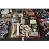 Image 1 : Asst. Ivory Style Carved Hand Tools, Chests, Horns, Jewelry