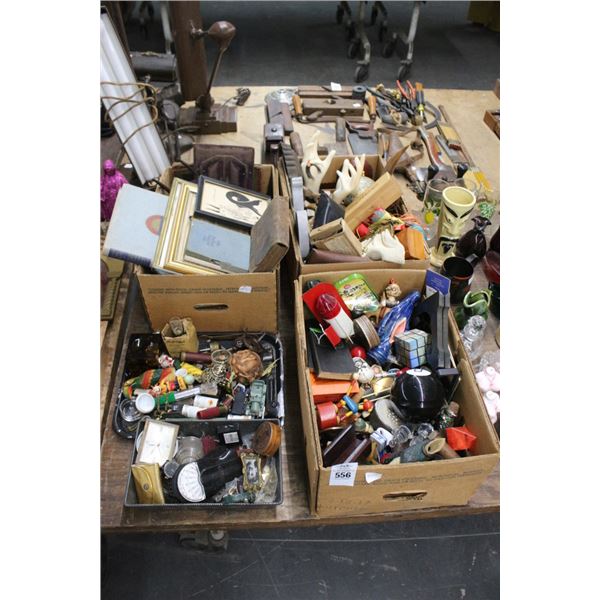 Asst. Vintage Toys, Figurines, Books, Framed Photos, Jewelry