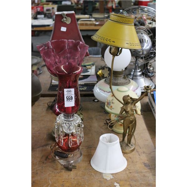 Asst. Table Top Lamps