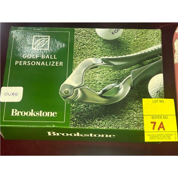 Brookstone Golf Ball Personalizer