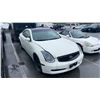 Image 4 : 2005 INFINITI G35, 2DR COUPE, WHITE, VIN JNKCV54E65M421544,