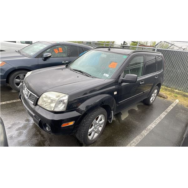 2006 NISSAN X-TRAIL, 4DR SUV, BLACK, VIN JN8BT08V66W212363,
