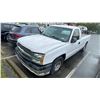 Image 1 : 2003 CHEVROLET SILVERADO, 2DR PU, WHITE, VIN 1GCEC14X03Z284028,