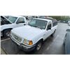 Image 1 : 2001 FORD RANGER, 2DR PU, WHITE, VIN 1FTYR10U31PB52946,