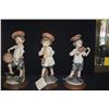 Image 2 : GIUSEPPE ARMANI SET OF 3 MUSICAL BOYS, BOY W/SAX, BOY W/DRUM & BOY W/VIOLIN (RETIRED 1983) (3 PCS)
