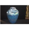 Image 2 : 11 3/4" HAND BLOWN ART GLASS VASE; SIGNED TOM STOENER 2001