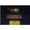 Image 1 : BRONZE HORSE SCULPTURE ON MARBLE BASE (8" X 5")