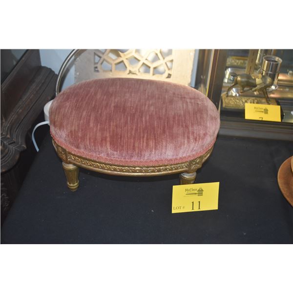 UPHOLSTERED FOOT STOOL