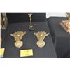 Image 1 : ANTIQUE FRENCH STYLE CHERUB WALL HANGINGS & GILDED CHERUB ON MARBLE BASE (3 PCS)