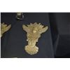 Image 4 : ANTIQUE FRENCH STYLE CHERUB WALL HANGINGS & GILDED CHERUB ON MARBLE BASE (3 PCS)