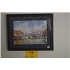 Image 1 : FRAMED VENETIAN WATERCOLOR; SIGNED (15 1/4" X 12 1/4")
