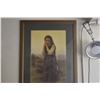 Image 3 : FRAMED PRINT OF THE PAINTING THE LITTLE SHEPHERDESS, W. ADOLPHE BOUGUEREAU (ORIGINALLY PAINTED IN 18