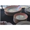 Image 7 : VINTAGE FITZ & FLOYD COQUILLE DINNERWARE COLLECTION (43 PCS)