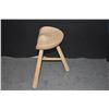 Image 5 : WERNER SHOEMAKER STOOL, DENMARK, WHITE OAK (13 1/2" X 11")
