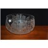 Image 3 : ETCHED GLASS BOWLS & BUD VASE (3 PCS)