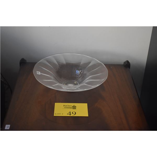 10 1/4" KOSTA CRYSTAL BOWL