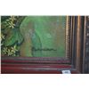 Image 6 : FRAMED PAINTING, "MAILE WAHINE"; SIGNED NAHO'OLEWA (ERNEST) (15 1/2" X 19 1/2")