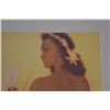 Image 3 : FRAMED PRINT, HULA DANCER 1954 BY JOHN KELLY OF ROYAL HAWAIIAN HOTEL DINNER MENU W/HAWAIIAN IDYLL BO