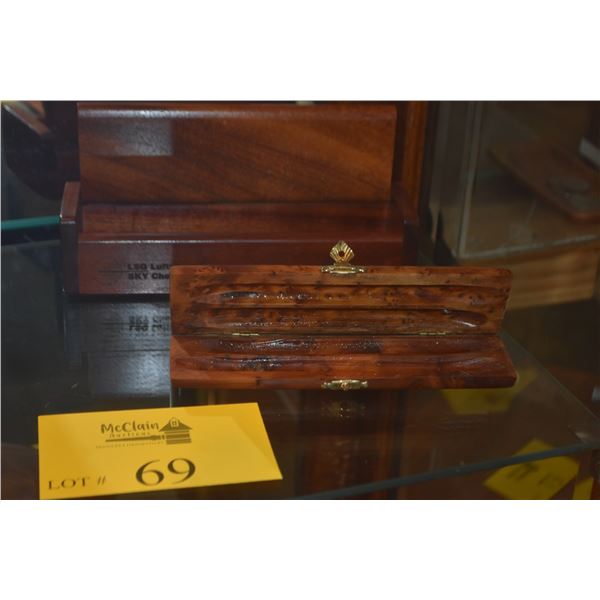 KOA BOX & CURLY WOOD PEN BOX (2 PCS)