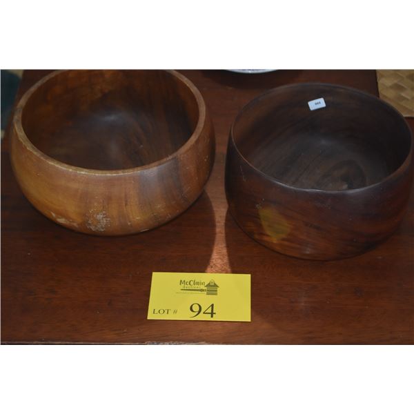 WOOD BOWLS (2 PCS)