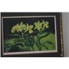 Image 2 : VINTAGE FRAMED PRINT, YELLOW ORCHIDS "APRICOT DELIGHT"; SIGNED M. KOSKI, AP 4/60 (30" X 22 1/2")
