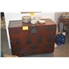 Image 1 : ANTIQUE KOREAN BANDAJI BLANKET CHEST (40 3/4" X 18 1/2" X 32 1/2")