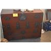 Image 2 : ANTIQUE KOREAN BANDAJI BLANKET CHEST (40 3/4" X 18 1/2" X 32 1/2")
